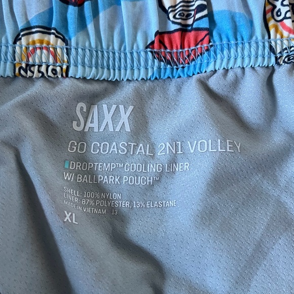 Saxx Men's Go Coastal Oh Buoy 2N1 Volley Shorts - Picture 4 of 11